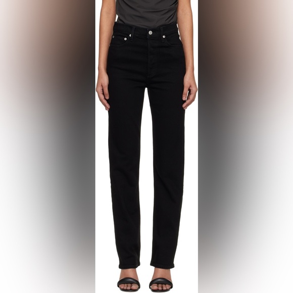 Agolde Denim - Agolde Black High-Waisted Skinny Jeans – Size 27